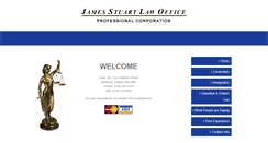 Desktop Screenshot of jamesstuart-lawoffice.com